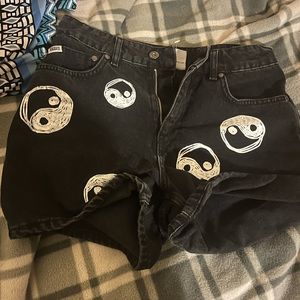 Ragged Priest yin Yang shorts. Size 26